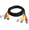 3 RCA to 3 RCA kablosu erkek tak adaptör ses dönüştürücü Video AV