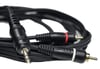 3.5mm Stereo To 2rca Aux Ses Kulaklık Çevirici Kablosu (1.8 Metre)