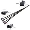 4 Pin Fan Çoklayıcı Y PWM Çoklayıcı Splitter Kablosu 4 Port