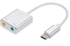 7.1 Type C Usb Harici Ses Kartı 3.5 Mikrofon Kulaklık Girişli