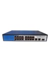 APRONX 16 Port Poe 260w Switch 10/100 16 Poe 2 Uplink 1sfp