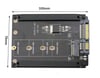 B+M Key M.2 NGFF SSD To 2.5 Sata HDD Harddisk Kutusu