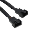 Fan Çoklayıcı 2 Port Y Pwm 4 Pin Splitter Çoklayıcı Switch Kablosu