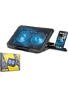 Hadron HDX4253 Notebook Soğutucu Ledli Çift Fanlı Telefon Standlı