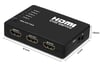 Hdmi Çoklayıcı Çoğaltıcı Switch 5 Port Kumandalı Ir Alıcılı