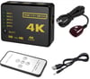 Hdmi Switch 5 Port Çoklayıcı Kumandalı 4k Ultra Hd Destekli Switch