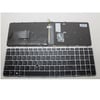 HP EliteBook 850 G3 G4, 755 G3 G4 Notebook Klavye Işıklı (Siyah TR)
