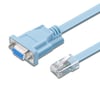 Kablo Adaptörü Dönüştürücü Konnektör 1.8M RJ45 Fiş DB9 D-SUB VGA 9 Pin Erkek
