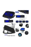Laptop Cooler S-18 4 Fanlı Işıklı 17 Inç Uyumlu Ayarlı Laptop Sogutucu