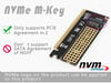 M.2 Nvme Ssd Ngff To Pcie 3.0 X16 Adaptör M Key Kart Çevirici Dönüştürücü