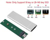 M.2 Sata SSD Ngff To Type C USB 3.0 B-Key Mini Çevirici Adaptör Harici Harddisk Kutusu