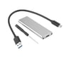 M.2 Sata SSD Ngff To Type C USB 3.0 B-Key Mini Çevirici Adaptör Harici Harddisk Kutusu