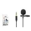 MİKROFON YAKA PC AUX 3.5MM 90CM 2 BOĞUMLU HD571A