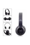 P47 WİRELESS BLUETOOTH KABLOSUZ KULAKLIK MP3 EXTRA BASS FM RADYO (Siyah)