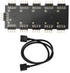 RGB Led Fan Şerit Hub Splitter 10 Port 12V 4 Pin Kablo Çoklayıcı