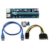 Ryder PCIE pcie Pci Express Riser 1x to 16x USB 3.0 Mining Rigleri için Ekran Kartı Uzatma Devresi