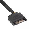 Sata Power To Fan Çevirici 4 Port Y Pin PWM Çoklayıcı Splitter Fan Kablosu