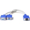 Vga Y Kablo 1 to 2 Çoklayıcı Switch Splitter Kablosu