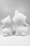 Sleeping Cat Ceramic Bisque