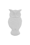 Owl M1 Plaque Ceramic Bisque