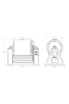 Ball Mill 100 Kg. (Diameter: 80 Length: 80 Cm)