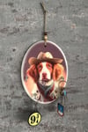 Cowdog Seramik Anahtar Askılığı