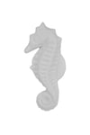 Seahorse Plaque Ceramic Bisque
