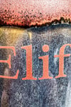 Elif İsme Özel Espresso El Yapımı Seramik Double Espresso Bardağı
