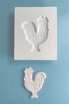 Rooster Plaque Plaster Mold