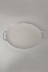 Tray With Handle Ceramic Bisque