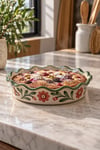 Tart Fırın Kabı Seramik Bisküvi