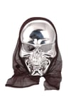 Gümüş Parlak Kurukafa Maske