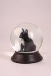 Koleksiyon Serisi Siyah French Bulldog Köpekli  Kar Küresi
