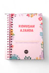 Mor Follow Your Dreams Tasarımlı Konuşan Stickerlı Ajanda Defter