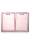 Mor Follow Your Dreams Tasarımlı Konuşan Stickerlı Ajanda Defter