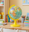 My Wild World Globe + Puzzle (15 cm Globe-100 Pcs Puzzle)