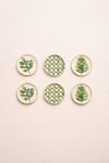 Yeşil Yapraklı Tatlı Tabağı