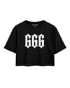 666 Crop T-Shirt OversizeHeavy Craft
