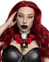 GOTHIC Rose and Skull Cross  