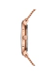 Nacar Hasır Kordon Rose Gold Klasik Erkek Kol Saati NC34-290431-RBRM