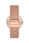 Nacar Hasır Kordon Rose Gold Klasik Erkek Kol Saati NC34-290431-RBRM