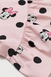 % 100 PAMUK PEMBE MİNNIE ELBİSE