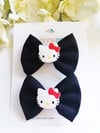 2'li Siyah Hello Kitty Toka
