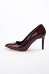 Basic Bordo Renk Rugan Stiletto-Stiletto-Mio Gusto-09033WRR