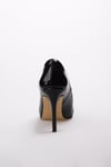 Basic Siyah Rugan Stiletto-Stiletto-Mio Gusto-09033BLR