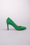 Basic Yeşil Stiletto-Yüksek Topuklu-Mio Gusto-09033GRN