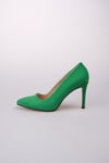 Basic Yeşil Stiletto-Yüksek Topuklu-Mio Gusto-09033GRN