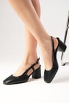 Belinda Siyah Renk Topuklu Ayakkabı-High Heels-Mio Gusto-02266BLC