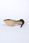 Brien Gri Süet Stiletto-Yüksek Topuklu-Mio Gusto-02024GRS