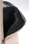 Callie Bej Renk Küt Burunlu Bot-Thick Heels-Mio Gusto-01491BEC